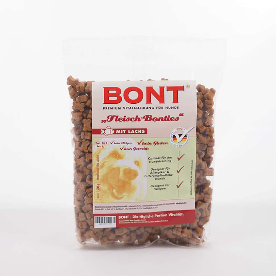 Bonties Fleisch Hunde Leckerlie - 500g - Lachs