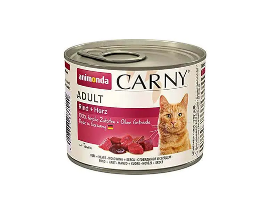 Animonda Carny Katzen Nassfutter ADULT Rind+Herz