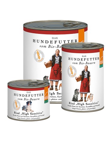 Defu BIO Rind High Sensitive Nassfutter für Hunde - 200g