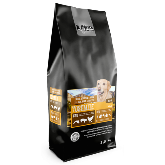 Black Canyon Trockenfutter Hund mit 5 Sorten Fleisch Yosee Soft