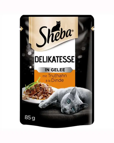 Sheba Fresh&Fine Portionsbeutel Delikatesse mit Truthahn in Gelee