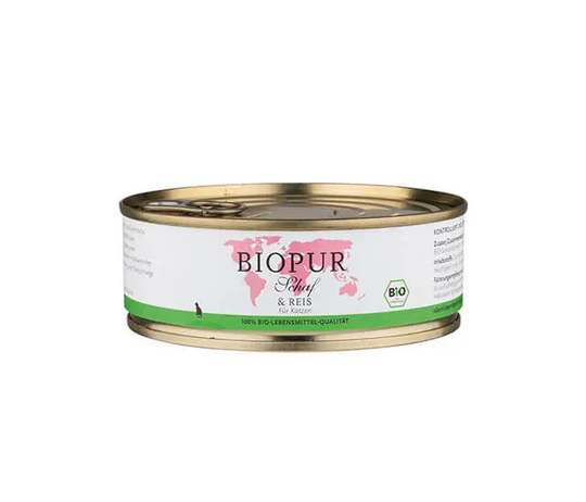 BIOPUR Bio Schaf & Reis Glutenfrei Nassfutter für Katzen