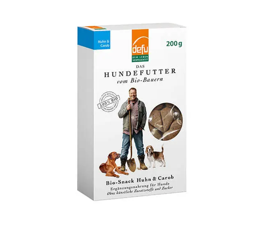 Defu BIO Snack und Carob für Hunde
