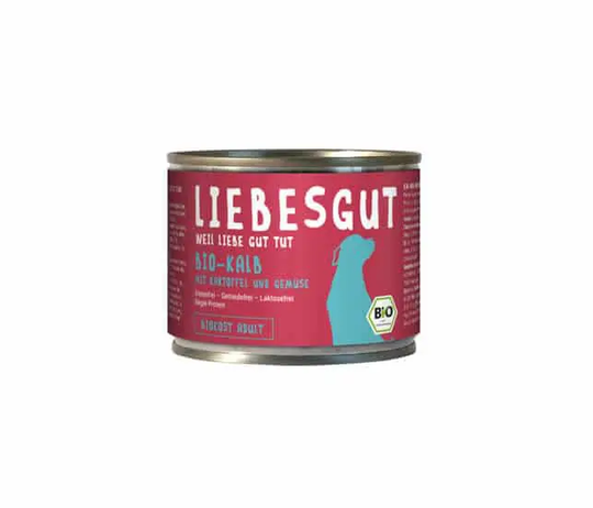 Liebesgut Kalb mit Kartoffel und Gemüse (Adult)