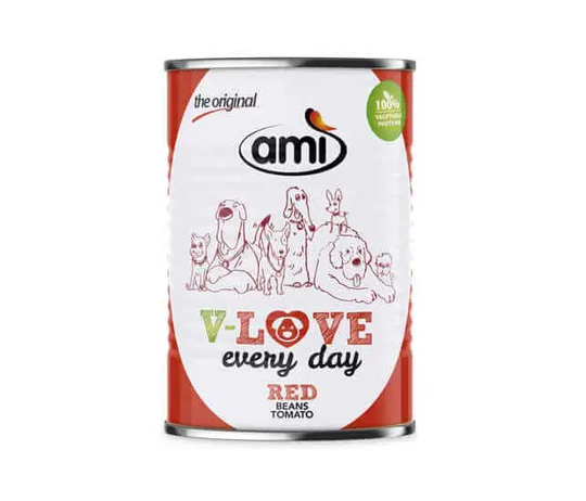 AMI Dog Nassfutter für Hunde V-Love RED