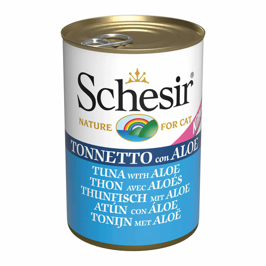 Schesir Nassfutter für Katzen Hühnerfilet mit Aloe Kitten