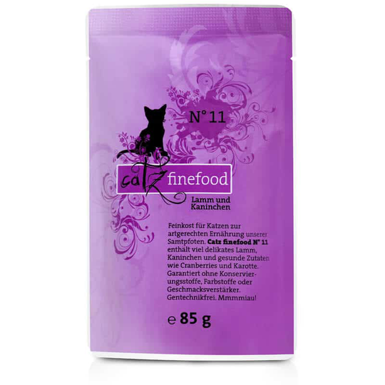 Catz finefood - Nassfutter - No. 11 Lamm & Kaninchen (getreidefrei)
