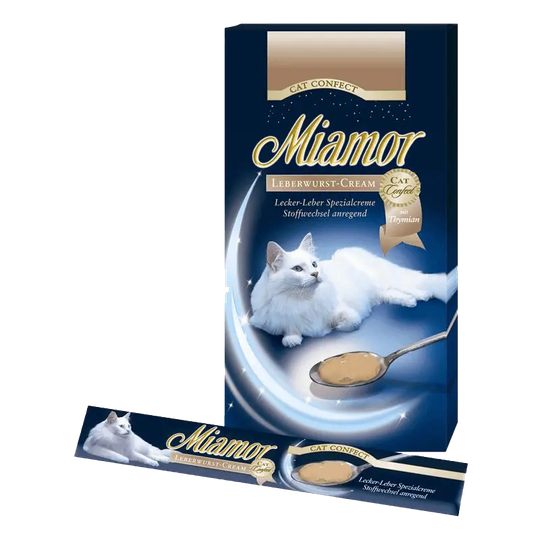 Miamor Snack für Katzen Leberwurst Cream