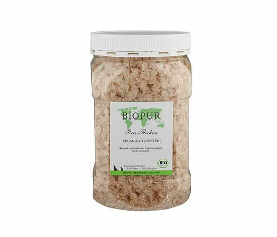 BIOPUR für Hunde und Katzen Bio Reis-Flocken