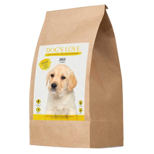 Dog´s Love Trockenfutter für Hunde Junior Huhn-Abo