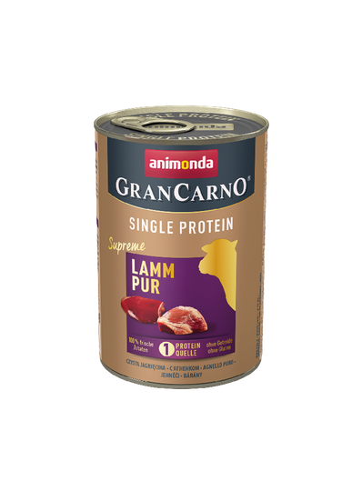 Animonda GranCarno Hunde Nassfutter Single Protein Lamm pur