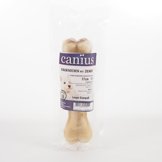 Canius Hundesnacks Kauknochen Geflügel. Ziemer 17cm 1er