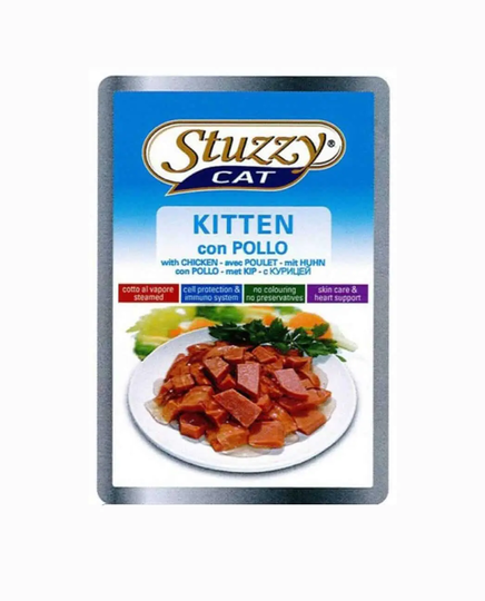 Stuzzy Nassfutter für Katzen Beutel Kitten mit Huhn
