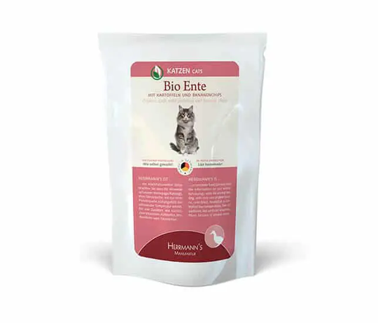 Herrmanns BIO Ente Nassfutter für Katzen - 100g