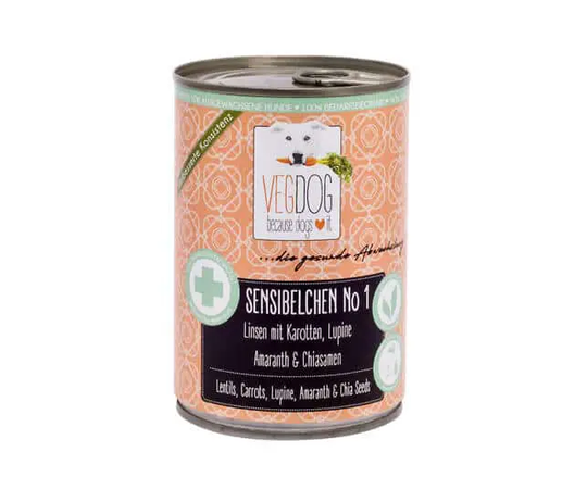 Vegdog Veganes Hunde Nassfutter Sensibelchen No 1