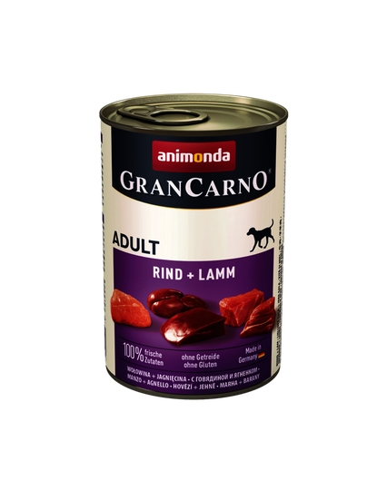 Animonda GranCarno Hunde Nassfutter Adult Rind+Lamm