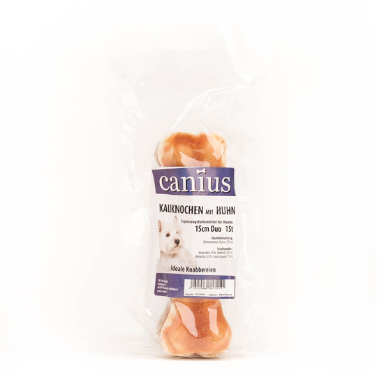 Canius Hundesnacks Knochen Huhn 15cm 2St