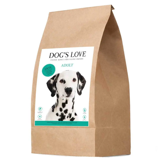Dog´s Love Trockenfutter für Hunde Ente