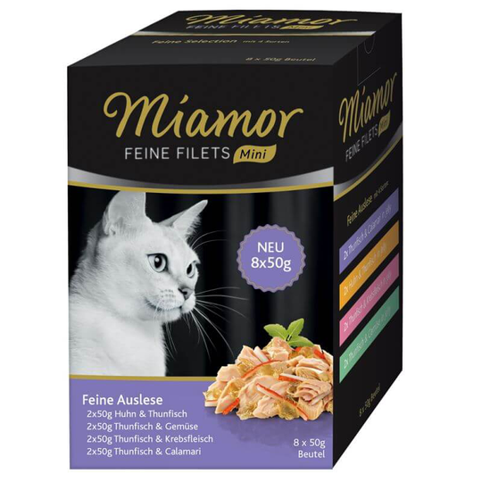 Miamor Katzen Nassfutter Feine Filets Mini Multiboxen Feine Auslese