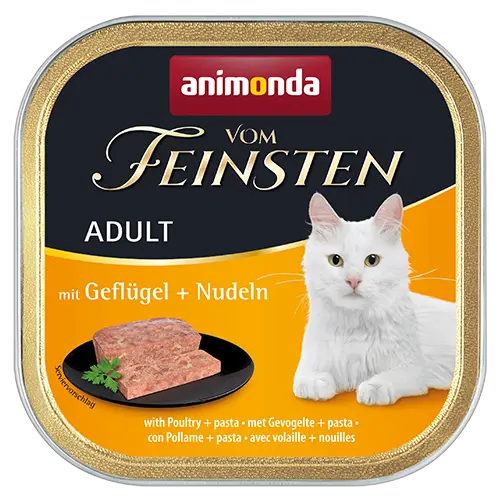 Animonda Feinsten Katzen Nassfutter Aludt mit Geflügel+Nudeln