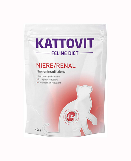 Kattovit Trockenfutter für Katzen Feline Diets Beutel Niere/Renal
