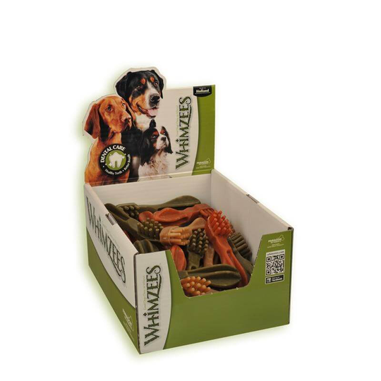 Whimzees Hundesnacks Zahnbürsten lose im Display L 30Stk.