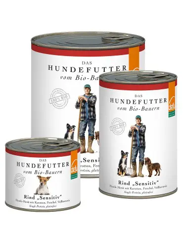 Defu BIO Rind Sensitiv Nassfutter für Hunde - 200g