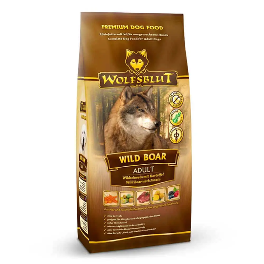 Wolfsblut Trockenfutter für Hunde Wild Boar Adult - Wildschwein mit Kartoffel