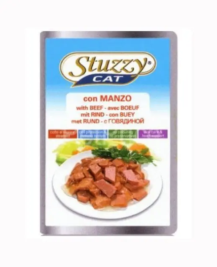 Stuzzy Nassfutter für Katzen Beutel Rind