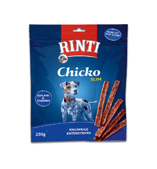 Rinti Chicko Slim Snacks für Hunde Ente Vorratspack
