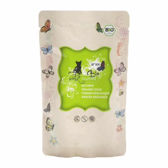 Catz finefood - Nassfutter - Bio No. 505 Ente (getreidefrei)