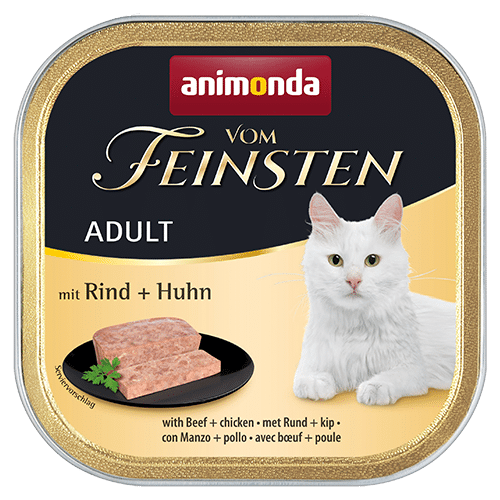 Animonda Feinsten Katzen Nassfutter Aludt mit Rind+Huhn
