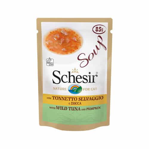 Schesir Katzensuppe Thunfisch + Kürbis