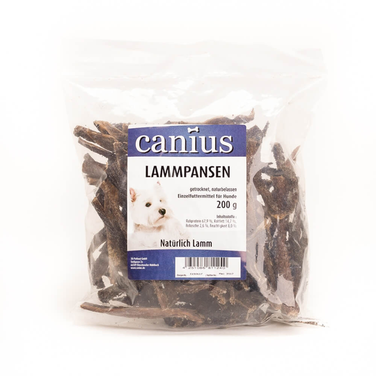 Canius Hundesnacks Lammpansen getrocken 200 g