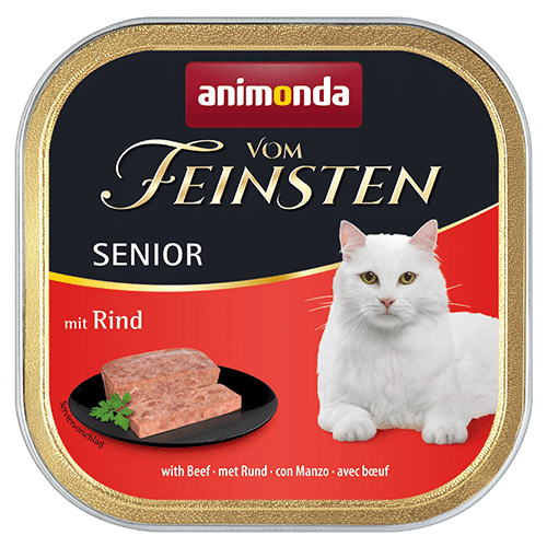 Animonda Feinsten Katzen Nassfutter- Senior-mit Rind