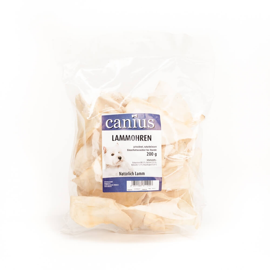 Canius Hundesnacks Lammohren getrocken 200 g