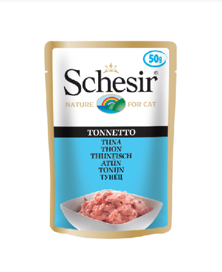 Schesir Nassfutter für Katzen Beutel Thunfisch