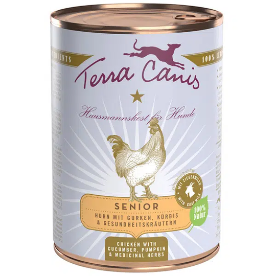 Terra canis Nassfutter für Hunde Senior Huhn