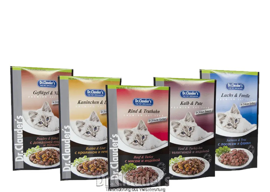 Dr Clauder Nassfutter für Katze High Premium Standbeutel