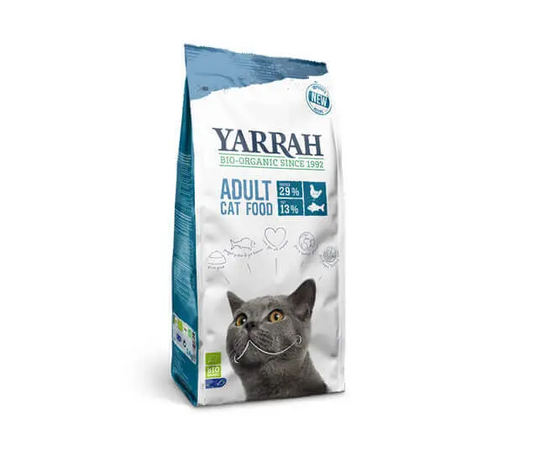Yarrah Bio Katzen Trockenfutter Huhn mit MSC Hering Adult - 10kg