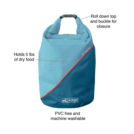 Kurgo - Kibble Carrier - Coastal Blau