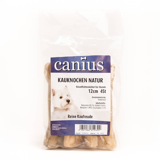Canius Hundesnacks Kauknoch Natur 12cm 4St
