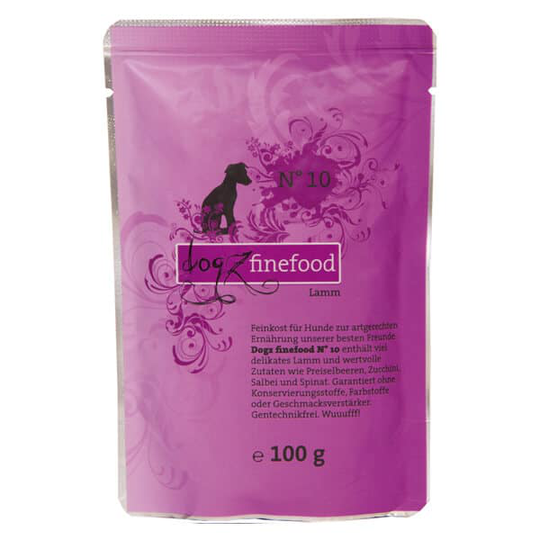 Dogz finefood - Nassfutter - No.10 Lamm (getreidefrei)