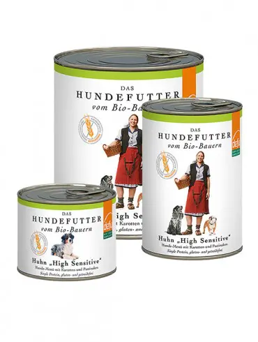 Defu BIO Huhn High Sensitive Nassfutter für Hunde - 200g