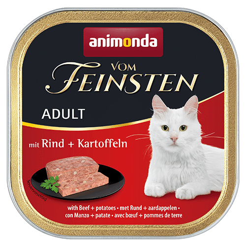 Animonda Feinsten Katzen Nassfutter Aludt mit Rind+Kartoffeln