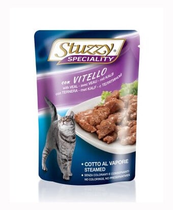 Stuzzy Nassfutter für Katzen Speciality Beutel Kalb