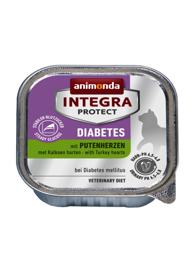 Animonda INTEGRA Nassfutter für Katzen-Diabetes mit Putenherzen