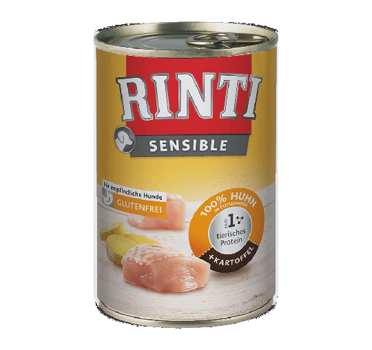 Rinti Sensible Nassfutter für Hunde - Huhn + Kartoffel