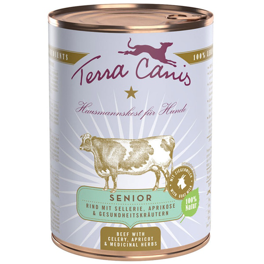 Terra canis Nassfutter für Hunde Senior Rind
