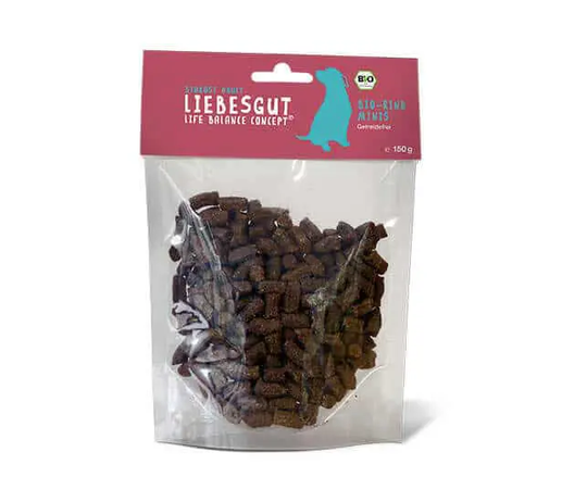 Liebesgut Bio Rinder-Minis Nassfutter Hundesnack